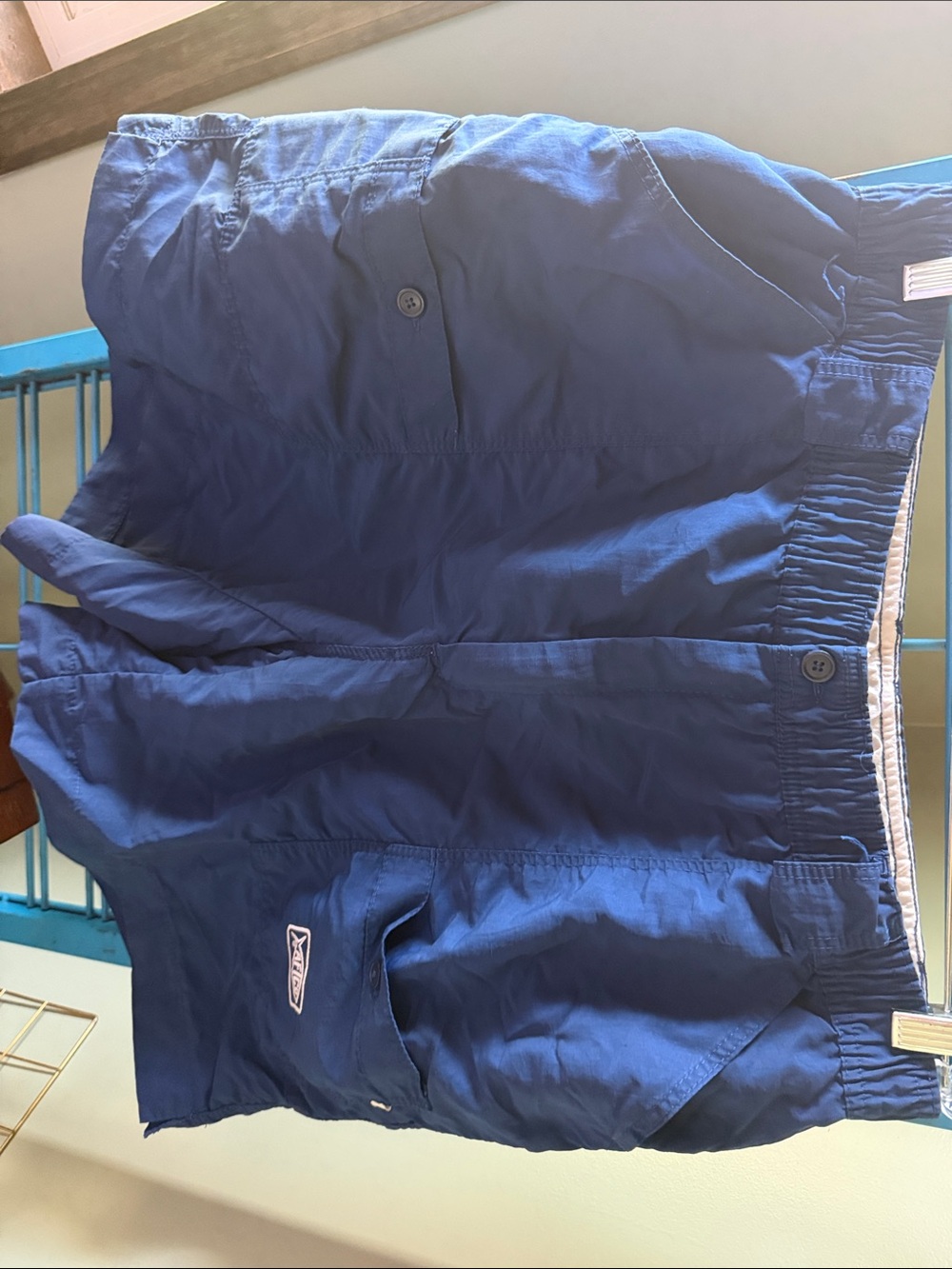 AFTCO Men's Navy Blue Cargo Shorts